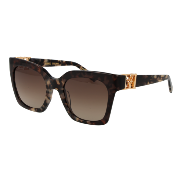 Dsquared2 Katzenaugen Sonnenbrille D2 0207/S 52086HA in Mehrfarbig – 45° Seitenansicht