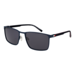 Tommy Hilfiger Rechteck Sonnenbrille TH 2319/S 59PJPIR in Blau – 45° Seitenansicht