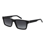 Tommy Hilfiger Rechteck Sonnenbrille TH 2309/S 558079O in Schwarz – 45° Seitenansicht