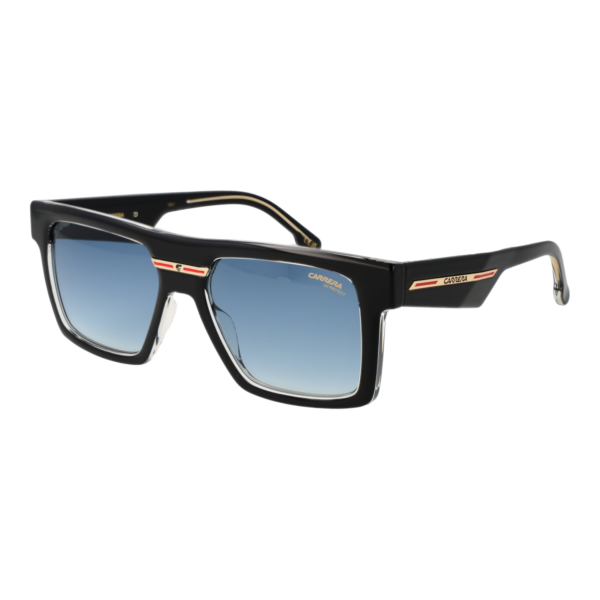 Carrera Rechteck Sonnenbrille VICTORY C 25/S 54EI708 in Schwarz – 45° Seitenansicht