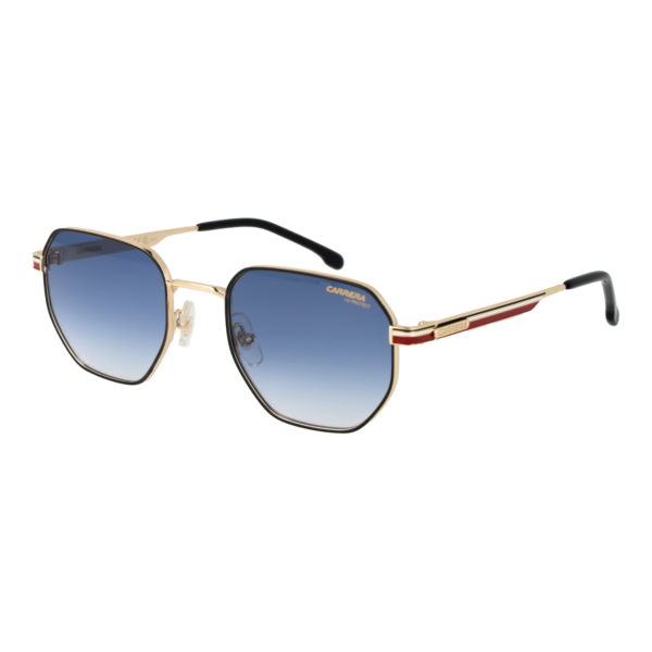 Carrera Sonnenbrille CARRERA 380/S 52W3J08 – 45° Seitenansicht Carrera Geometric Sonnenbrille CARRERA 380/S 52W3J08 in Gold – 45° Seitenansicht