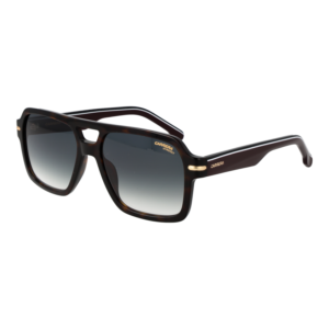 Carrera Rechteck Sonnenbrille CARRERA 377/S 560869K in Braun – 45° Seitenansicht