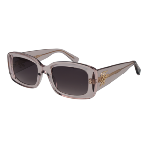 Tommy Hilfiger Rechteck Sonnenbrille TH 2343/S 5335JDG in Rosa – 45° Seitenansicht