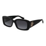 Tommy Hilfiger Rechteck Sonnenbrille TH 2343/S 538079O in Schwarz – 45° Seitenansicht
