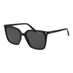 Polaroid Quadrat Sonnenbrille PLD 4201/S/X 55807M9 in Schwarz – 45° Seitenansicht