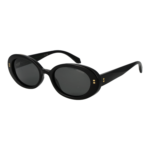 Polaroid Oval Sonnenbrille PLD 6253/S/X 52807M9 in Schwarz – 45° Seitenansicht