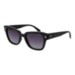 Polaroid Katzenaugen Sonnenbrille PLD 6251/S/X 51QFUWJ in Schwarz – 45° Seitenansicht
