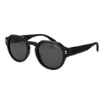 Polaroid Rund Sonnenbrille PLD 6249/S/X 50807M9 in Schwarz – 45° Seitenansicht