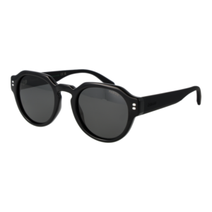 Polaroid Rund Sonnenbrille PLD 6249/S/X 50807M9 in Schwarz – 45° Seitenansicht
