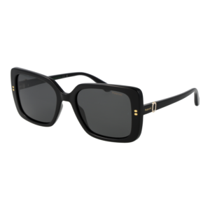 Polaroid Rechteck Sonnenbrille PLD 4199/S/X 55807M9 in Schwarz – 45° Seitenansicht