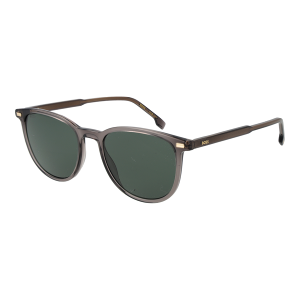 Boss Panto Sonnenbrille BOSS 1881/S 5209QQT in Grau – 45° Seitenansicht
