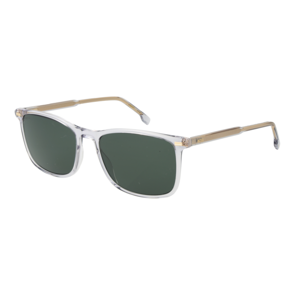 Boss Rechteck Sonnenbrille BOSS 1879/S 56KB7QT in Grau – 45° Seitenansicht