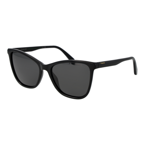 Polaroid Katzenaugen Sonnenbrille PLD 4194/S 55807M9 in Schwarz – 45° Seitenansicht