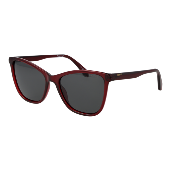 Polaroid Katzenaugen Sonnenbrille PLD 4194/S 55C9AM9 in Rot – 45° Seitenansicht