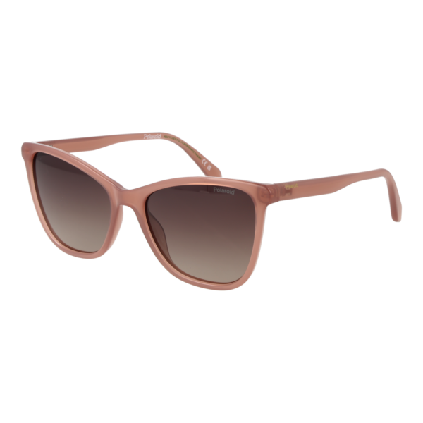 Polaroid Katzenaugen Sonnenbrille PLD 4194/S 55FWMLA in Rosa – 45° Seitenansicht