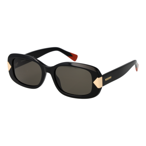 Missoni Rechteck Sonnenbrille MIS 0285/S 52807IR in Schwarz – 45° Seitenansicht