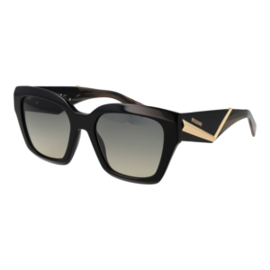 Missoni Quadrat Sonnenbrille MIS 0267/S 53807PR in Schwarz – 45° Seitenansicht