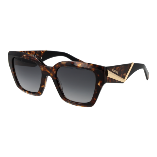 Missoni Quadrat Sonnenbrille MIS 0267/S 539N49O in Havanna – 45° Seitenansicht