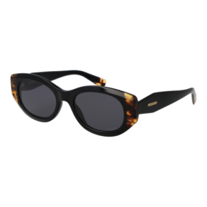 Missoni Oval Sonnenbrille MIS 0272/S 52WR7IR in Schwarz – 45° Seitenansicht