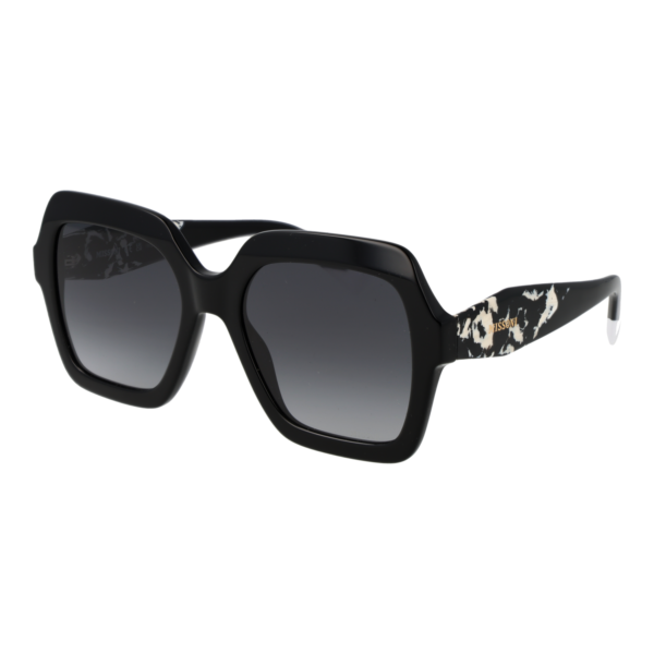 Missoni Quadrat Sonnenbrille MIS 0273/S 548079O in Schwarz – 45° Seitenansicht