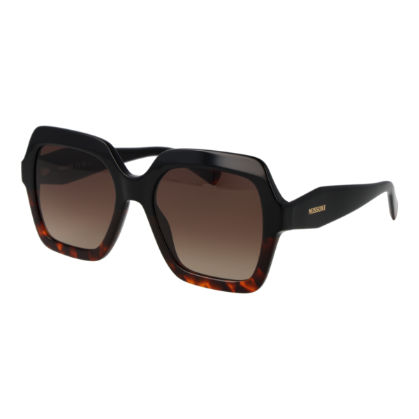 Missoni Quadrat Sonnenbrille MIS 0273/S 54WR7HA in Schwarz – 45° Seitenansicht