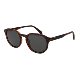 Polaroid Rund Sonnenbrille PLD 4195/S 51086M9 in Braun – 45° Seitenansicht