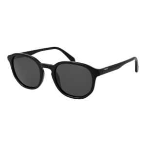 Polaroid Quadrat Sonnenbrille PLD 4195/S 51807M9 in Schwarz – 45° Seitenansicht