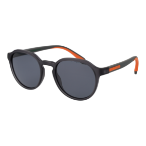 Polaroid Panto Sonnenbrille PLD 2170/S/X 522M8M9 in Grau – 45° Seitenansicht