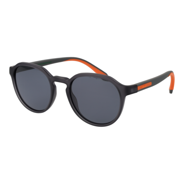 Polaroid Panto Sonnenbrille PLD 2170/S/X 522M8M9 in Grau – 45° Seitenansicht
