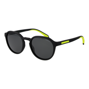 Polaroid Panto Sonnenbrille PLD 2170/S/X 52PGCM9 in Schwarz – 45° Seitenansicht