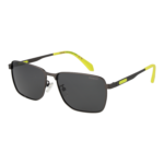 Polaroid Rechteck Sonnenbrille PLD 2171/G/S/X 58R80M9 in Gunmetal – 45° Seitenansicht