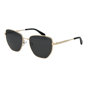 Polaroid Quadrat Sonnenbrille PLD 4204/G/S/X 562F7M9 in Gold – 45° Seitenansicht