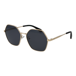 Polaroid Quadrat Sonnenbrille PLD 4205/G/S/X 562F7M9 in Gold – 45° Seitenansicht