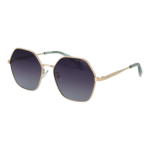 Polaroid Geometric Sonnenbrille PLD 4205/G/S/X 56J5GWJ in Gold – 45° Seitenansicht