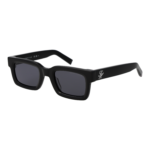 Tommy Hilfiger Rechteck Sonnenbrille TH 2368/S 49807IR in Schwarz – 45° Seitenansicht