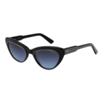 Pepe Jeans Katzenaugen Sonnenbrille PJ7428 55185 in Schwarz – 45° Seitenansicht