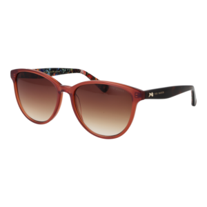 Ted Baker Panto Sonnenbrille TB1763 57111 in Orange – 45° Seitenansicht