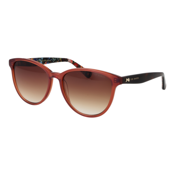 Ted Baker Panto Sonnenbrille TB1763 57111 in Orange – 45° Seitenansicht