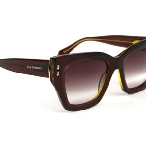 Ana Hickmann  Sonnenbrille AH9361 52H01 in Gelb – 45° Seitenansicht