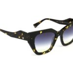 Ana Hickmann Sonnenbrille HI9206 54G21 in Schwarz – 45° Seitenansicht
