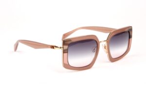 Ana Hickmann Sonnenbrille AH3277 53P02 in Braun – 45° Seitenansicht