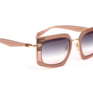 Ana Hickmann Sonnenbrille AH3277 53P02 in Braun – 45° Seitenansicht