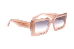 Ana Hickmann Sonnenbrille AH9397 53T02 in Braun – 45° Seitenansicht