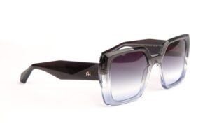 Ana Hickmann Sonnenbrille AH9410 54C01 in Blau – 45° Seitenansicht