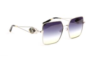 Ana Hickmann Sonnenbrille HI3186 5603A in Schwarz – 45° Seitenansicht