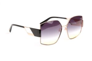 Ana Hickmann Sonnenbrille HI3188 5709A in Rosé Gold – 45° Seitenansicht