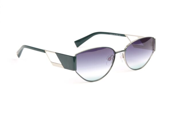 Ana Hickmann Sonnenbrille HI3189 5712A in Silber – 45° Seitenansicht