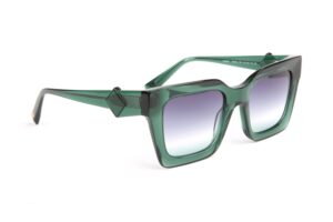 Ana Hickmann Sonnenbrille HI9213 51T01 in Grün – 45° Seitenansicht