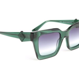 Ana Hickmann  Sonnenbrille HI9213 51T01 in Grün – 45° Seitenansicht
