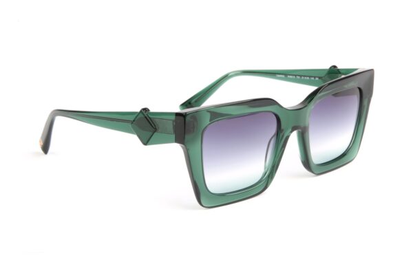 Ana Hickmann Sonnenbrille HI9213 51T01 in Grün – 45° Seitenansicht